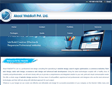 Tablet Screenshot of akaalwebsoft.com